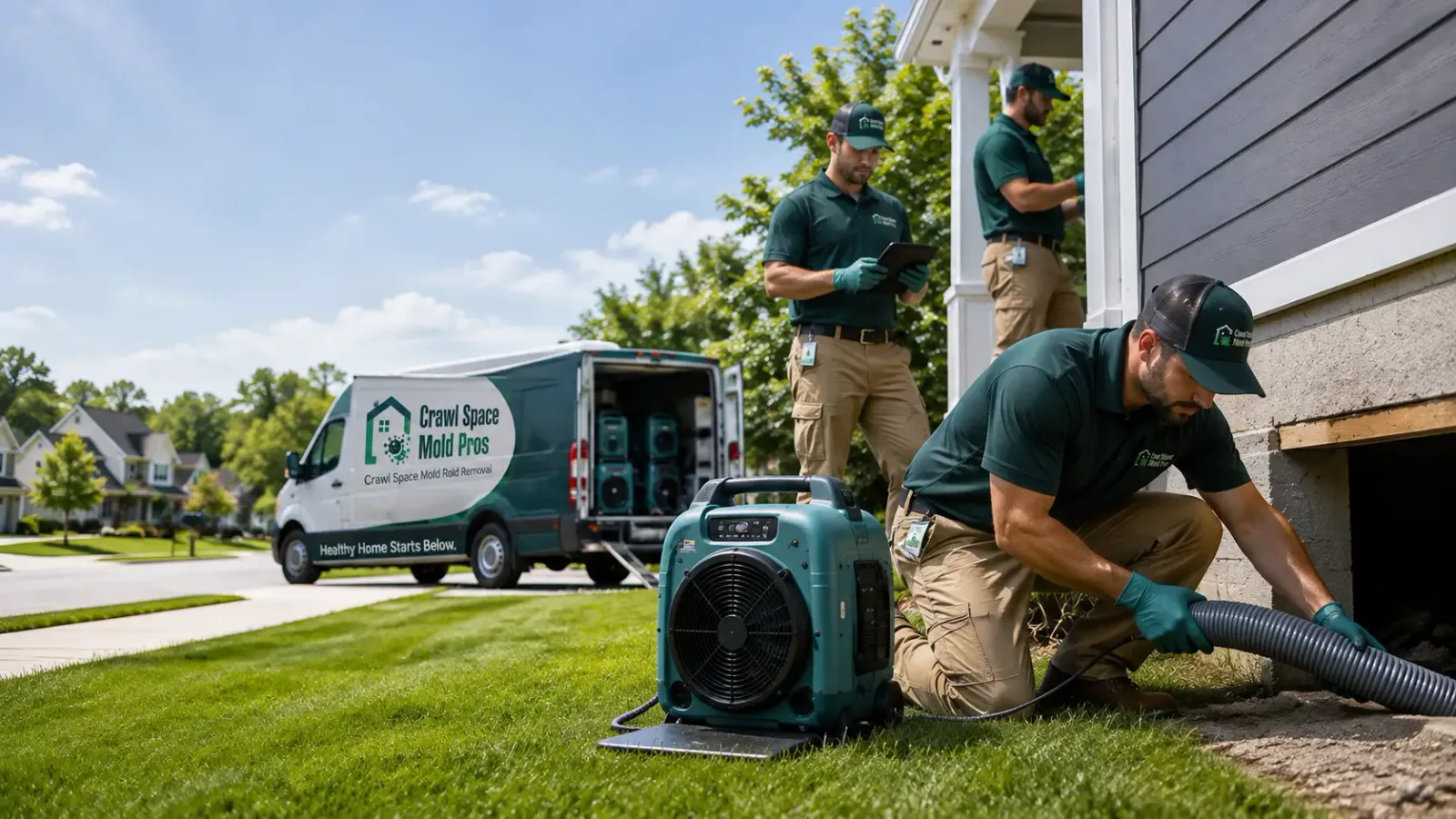 Crawl Space Mold Removal in Lancaster, NY
